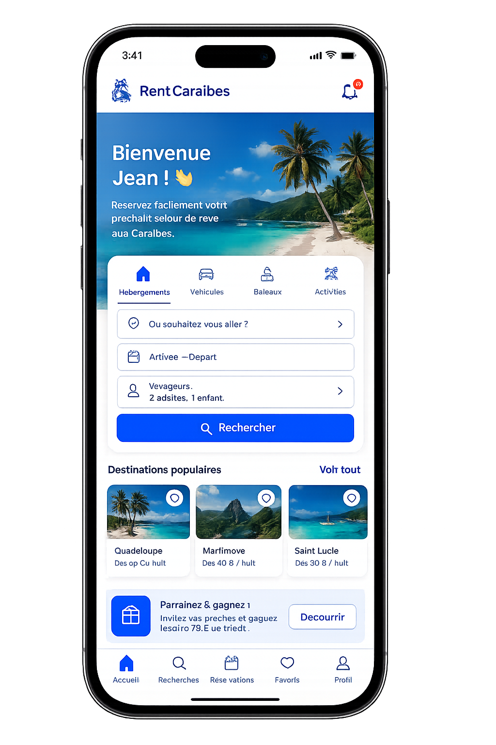 Application RentCaraïbes